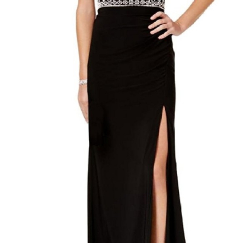 corset graduation dress Hellymoon Women Black Tulle Prom with Slit Spaghetti Bohemian Grey Leopard Print Size:2XL-3XL Occasion:Races